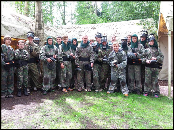 paintballing